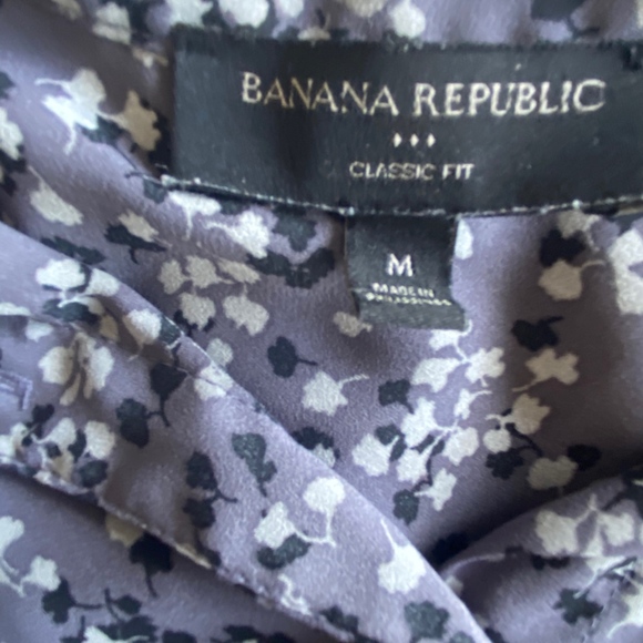 Banana Republic Purple Button Down - Picture 3 of 3